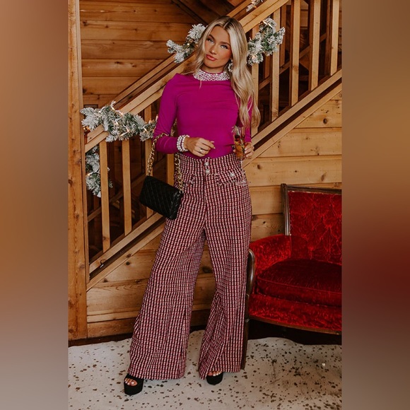 shop impressions Pants - Boutique Tweed Pants
